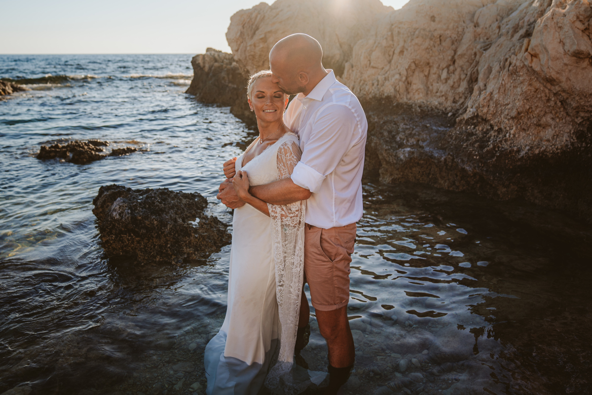 Alana & Luke’s Sensational Underwater Cyprus Sea Caves Trash the Dress Shoot 8