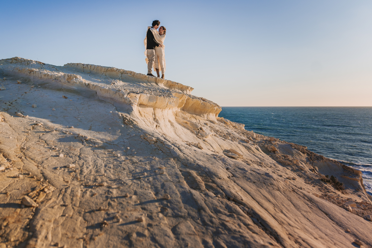 Fall head over heels for this couple's dreamy clifftop wedding in Cyprus, captured image by image in all its romance by us, their Cyprus elopement photographer