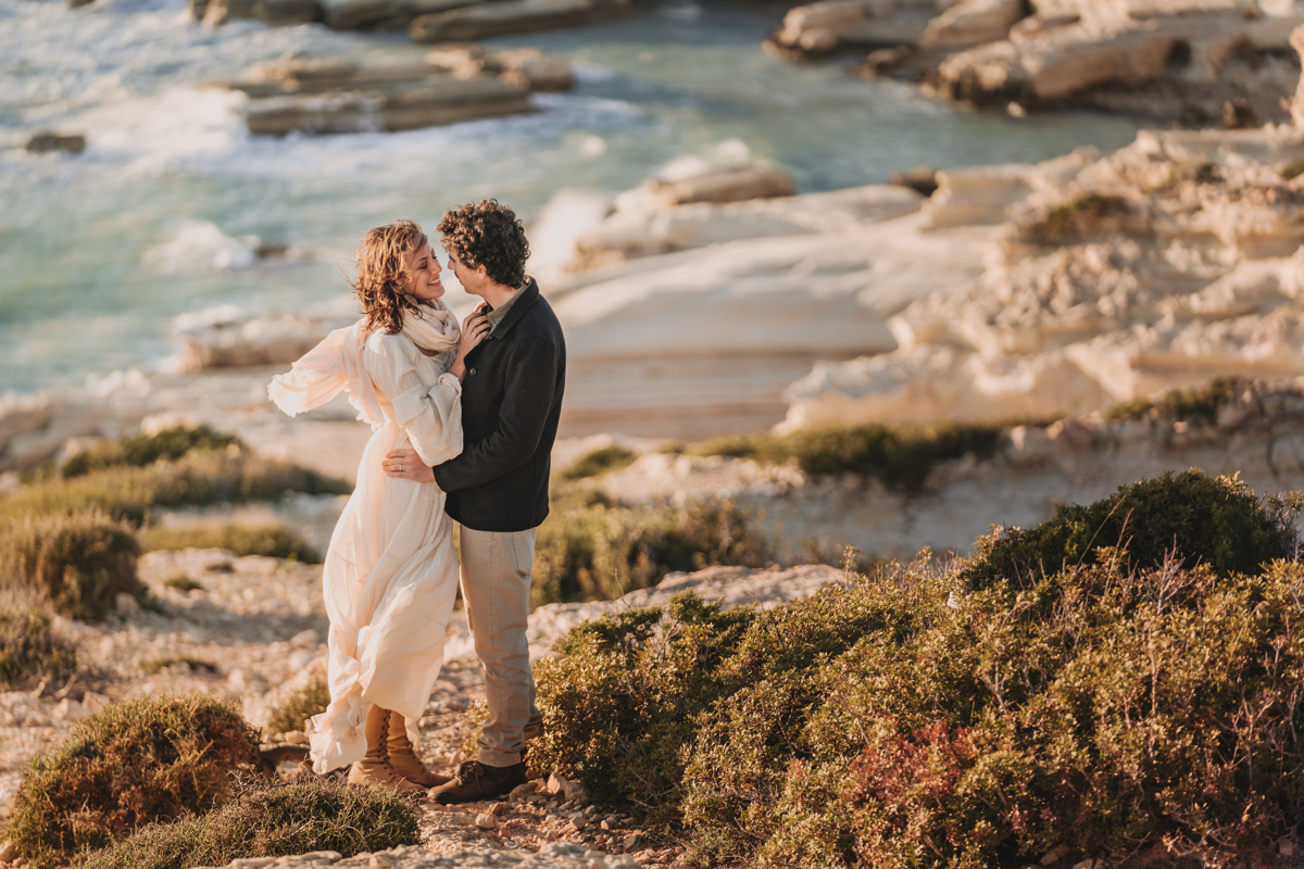 Fall head over heels for this couple's dreamy clifftop wedding in Cyprus, captured image by image in all its romance by us, their Cyprus elopement photographer