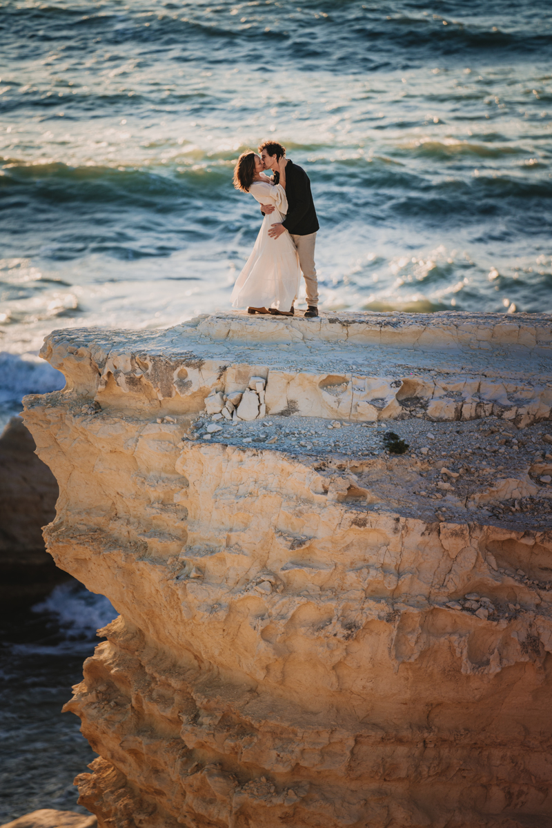 Fall head over heels for this couple's dreamy clifftop wedding in Cyprus, captured image by image in all its romance by us, their Cyprus elopement photographer