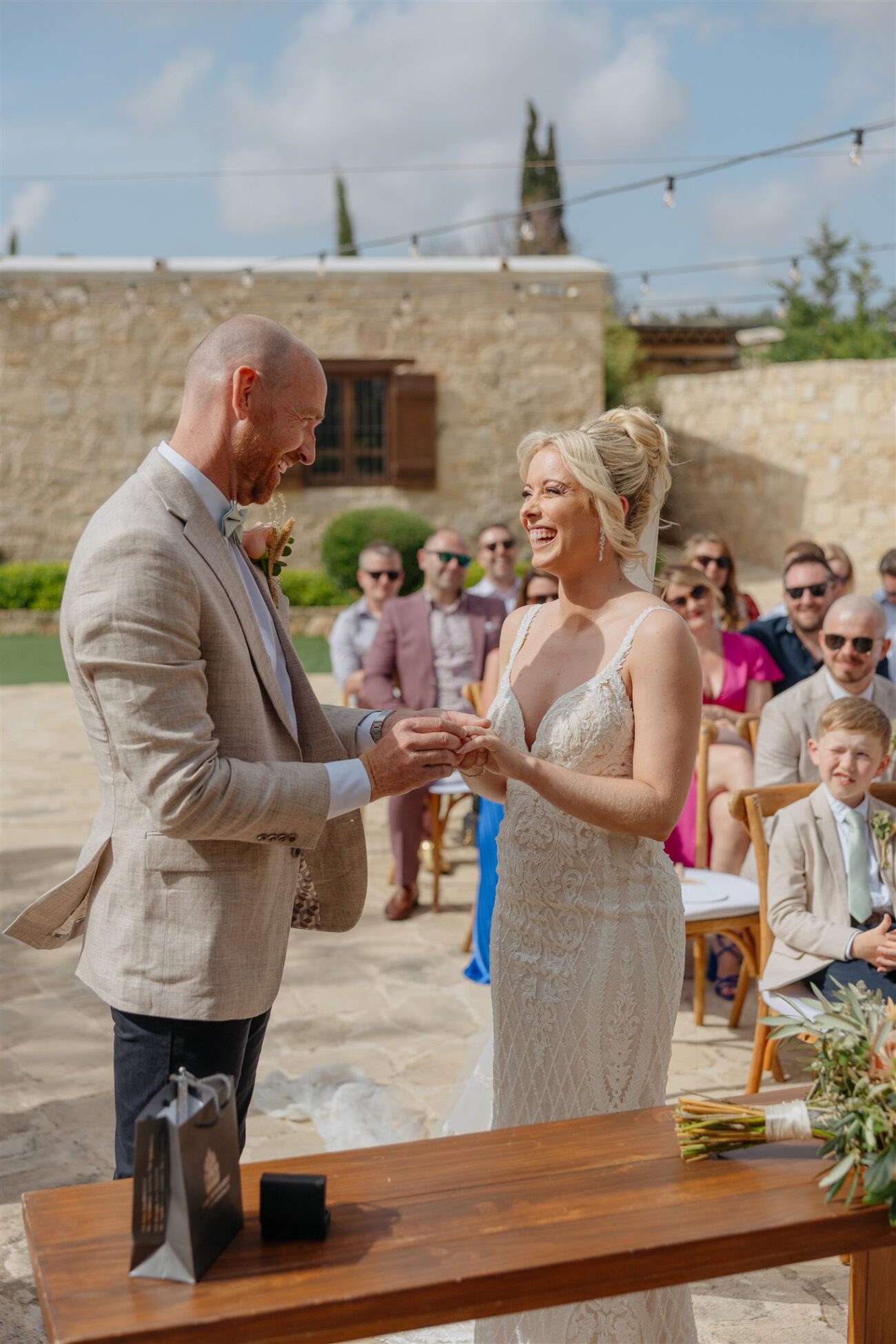 Beautiful Boho Wedding at Liopetro, Paphos by Beziique, Destination Wedding Photographers, Cyprus